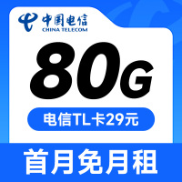 电信TL卡29元80G